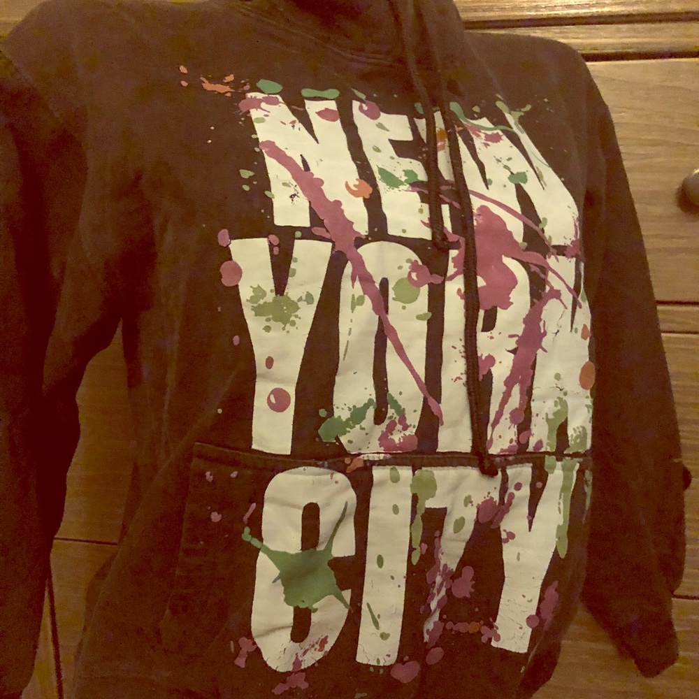 Black NEW YORK hoodie